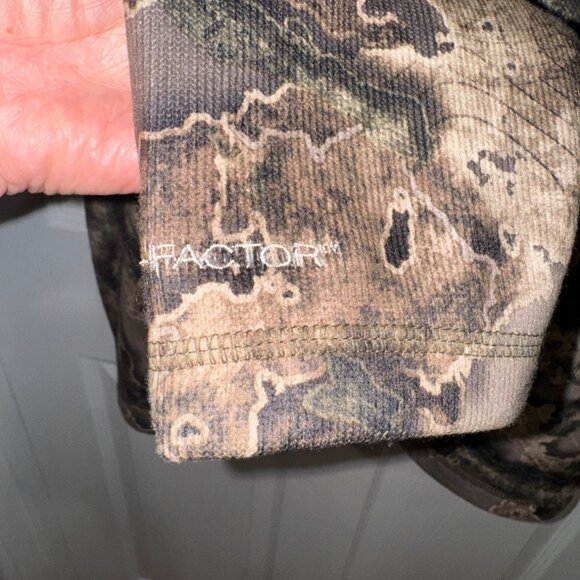 Habit Capetree Valley Mens Fleece Full-Zip Camouflage Jacket L Hunting Outdoor - Picture 11 of 11